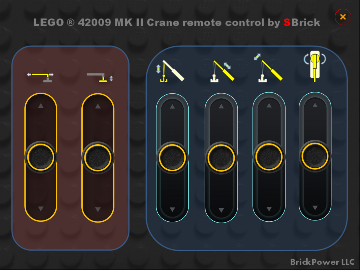 Fixed control dashboard on iPad2 (screenshot)