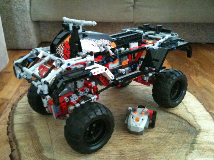 Lego quad build on chassis 9398